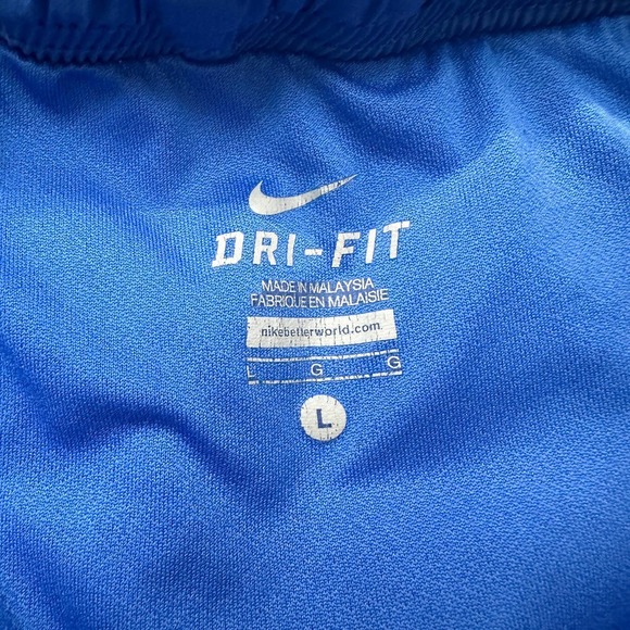 Nike Men's Dri Fit Running Blue Shorts Size L - Picture 8 of 9